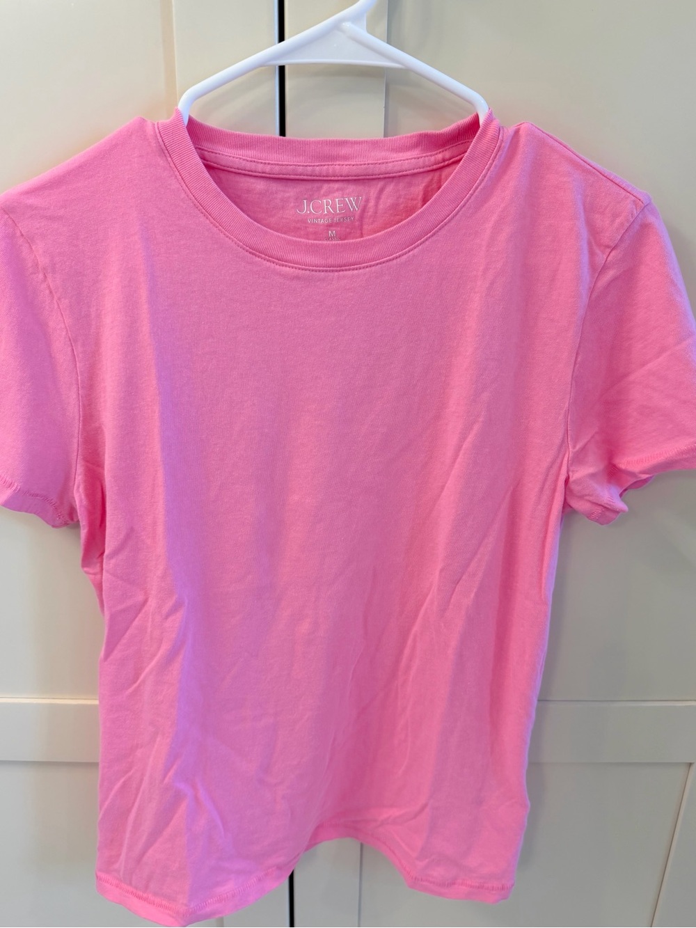 J. Crew Pink Short Sleeve Crewneck Tee